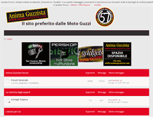 Tablet Screenshot of forum.animaguzzista.com